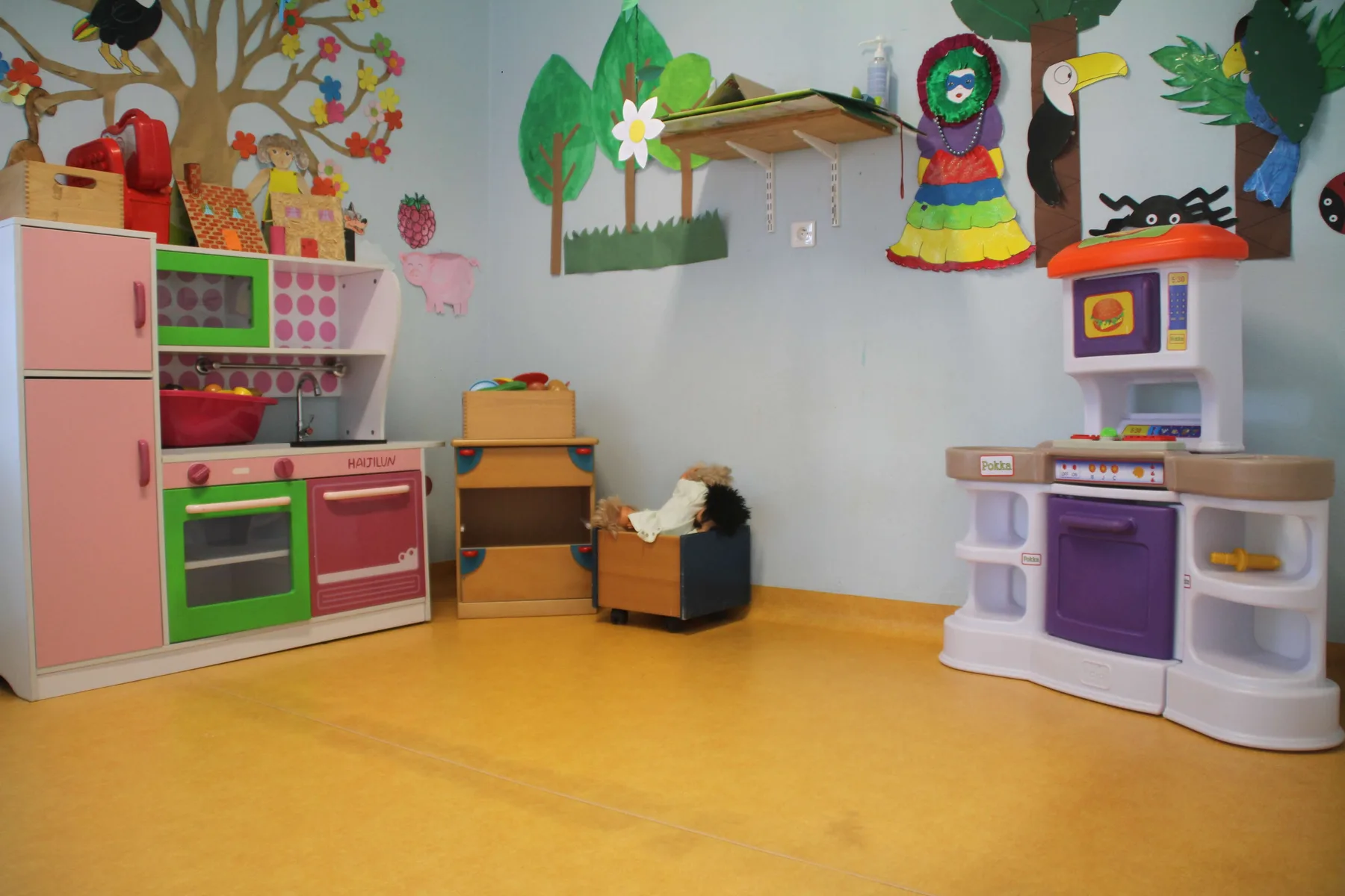 Espace de jeux aménagé de la Crèche de Noha